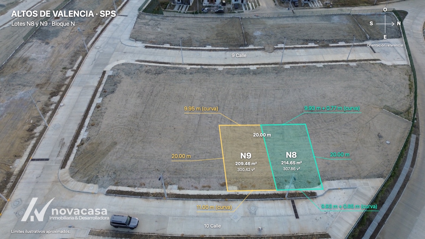 n8n9-altos-de-valencia-02-lotes-vista-oblicua-04-limites-n8-n9 Lotes en venta en Residencial Altos de Valencia, San Pedro Sula